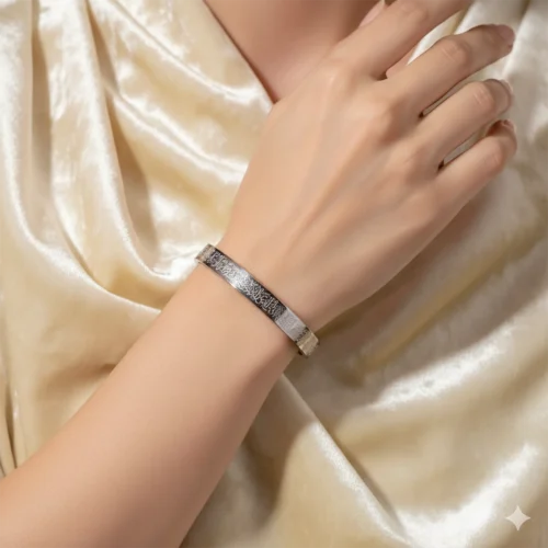 Ayatul kursi Stainless Steel Cuff Bracelet for Women