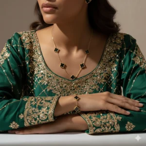 Black Clover Jewelry Set