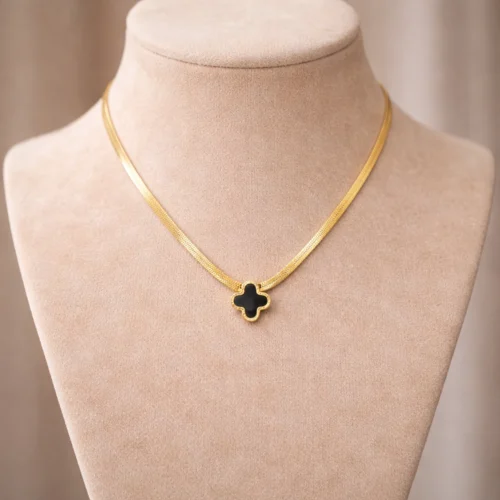 Gold Clover Pendant Necklace | Premium Stainless Steel Jewelry