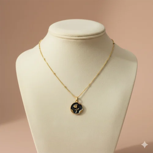 zbish jewels rose gold necklace