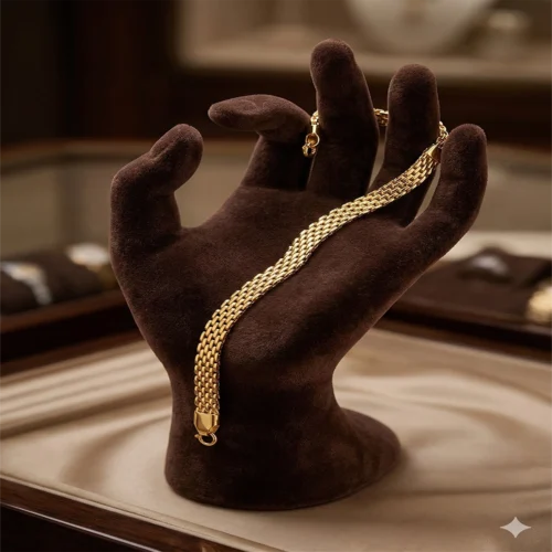 Gold Rope Chain Bracelet