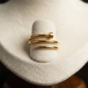 Nova Nail Wrap Gold Ring