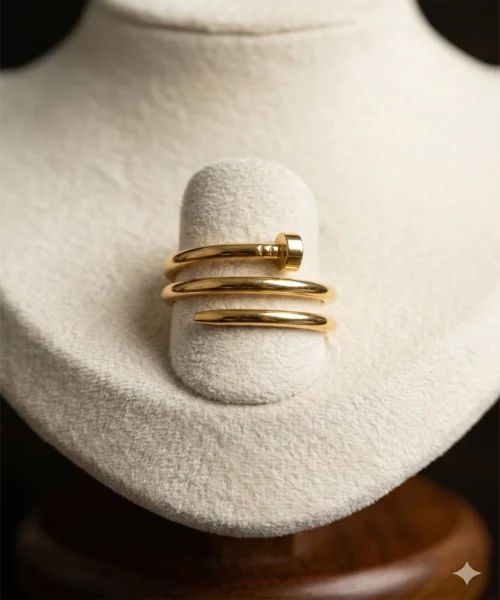 ring6 Nova Nail Wrap Gold Ring