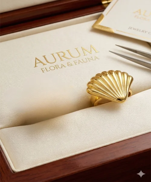 rng1 Marina Seashell Gold Ring